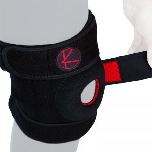 XXL knee support is specifically tailored to accommodate larger knee sizes, offering comprehensive support and stability.