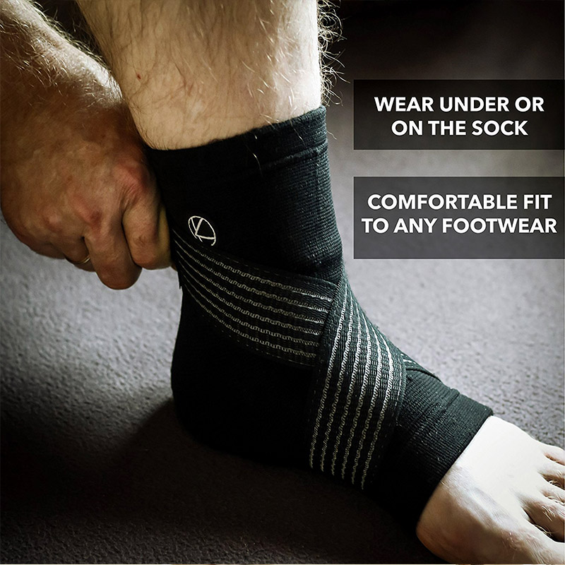 Ankle Sleeve with Adjustable Compression Strap | Karm Lifestyle